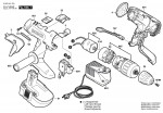 Bosch 0 603 941 220 Psb 24 Ve-2 Cordl Perc Screwdr 24 V / Eu Spare Parts